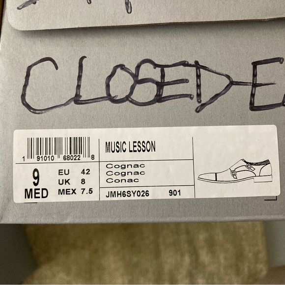 Unlisted Kenneth Cole Production Men's Music Lesson Slip-On Loafer Cognac - Picture 10 of 10